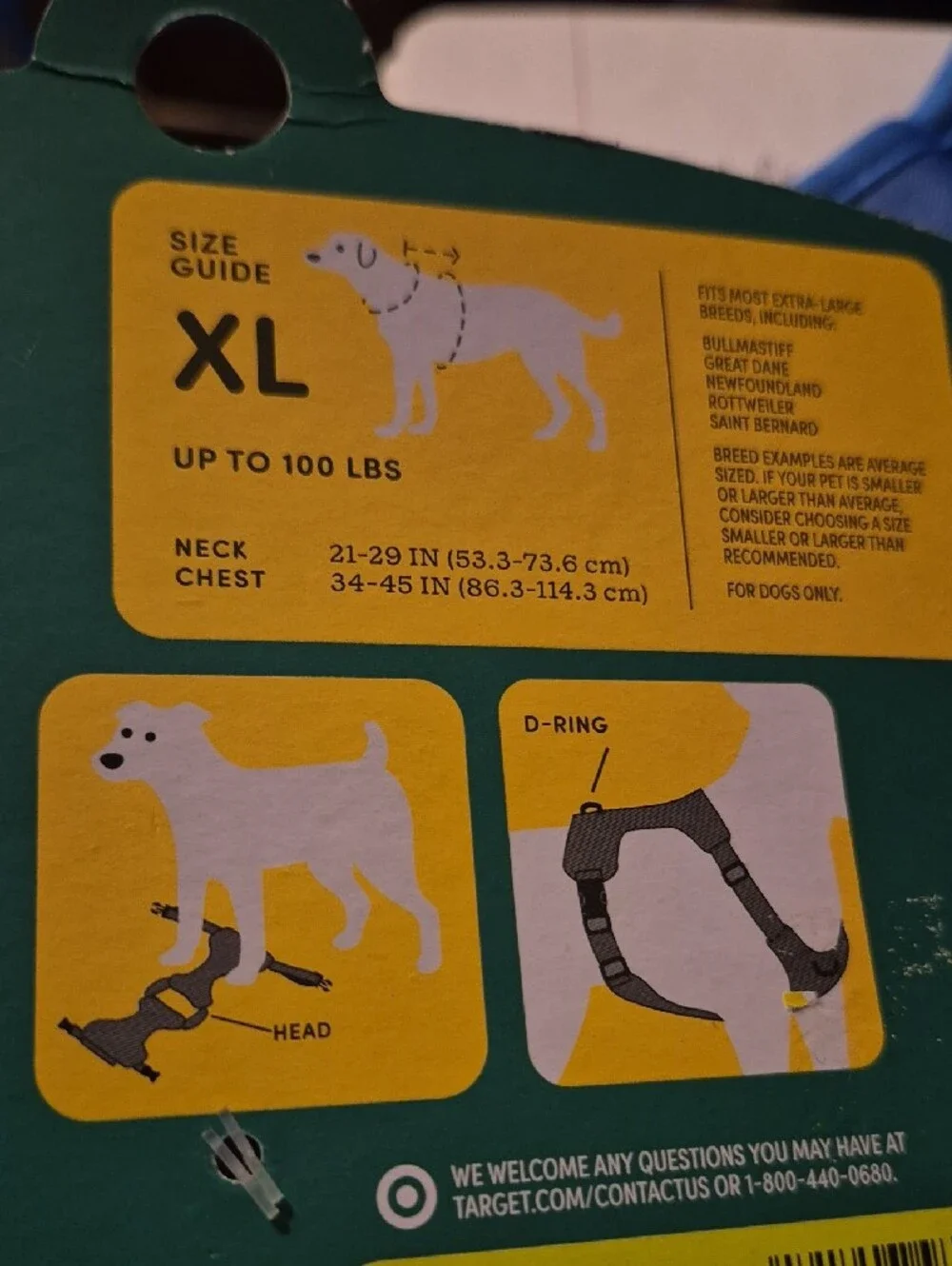 BOOTS & BARKLEY Adjustable Comfortable Dog Harness XL